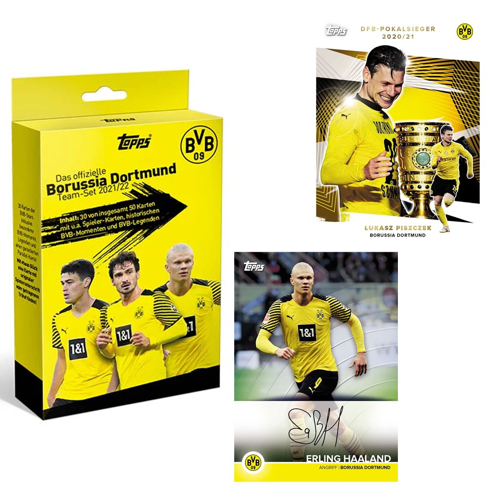 도르트문트 21-22 TOPPS 팀세트 미개봉 1박스 홀란드 친필싸인 손흥민 파니니축구카드 33,900원