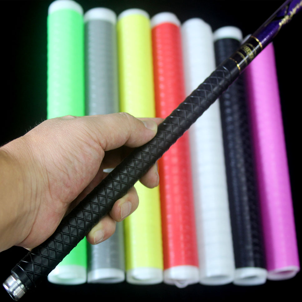 SUNFC 슈퍼그립 실리콘 골프채 낚시대 테니스 베드민턴 당구 큐대 그립, 핑크 6,500원