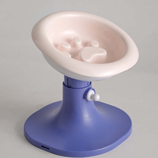 코코복 반려동물 급체방지 식기 높이조절 슬로우 식기 강아지 고양이 도자기 밥그릇, 1개, 핑크 28,000원