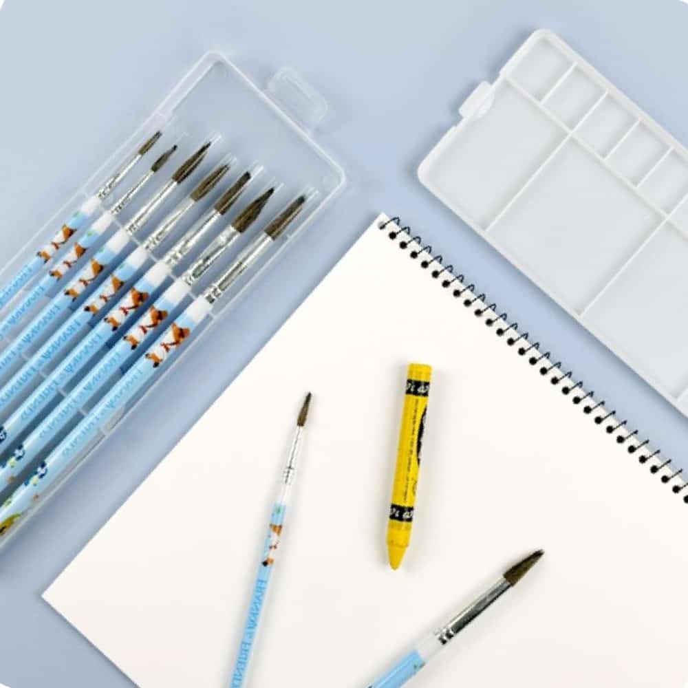 LLV 붓+팔레트세트 블루 1세트 10개입 초등수채화파레트 82,000원