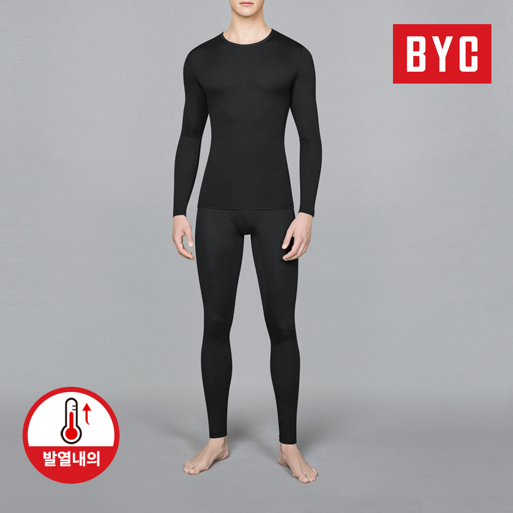 BYC 남성 광발열내의 보디히트 히트텍 겨울내복 상하의세트 36,900원
