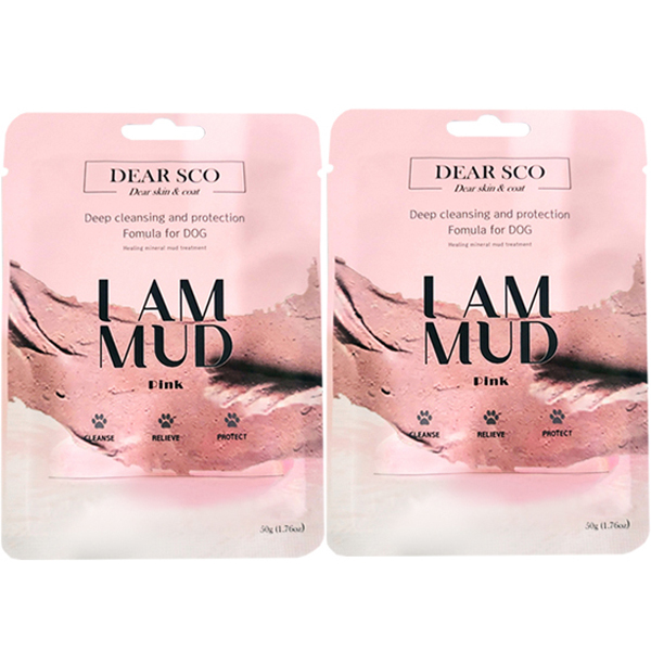 디얼스코 아이엠머드 핑크 반려견팩, 50g, 1개입, 2개 17,000원