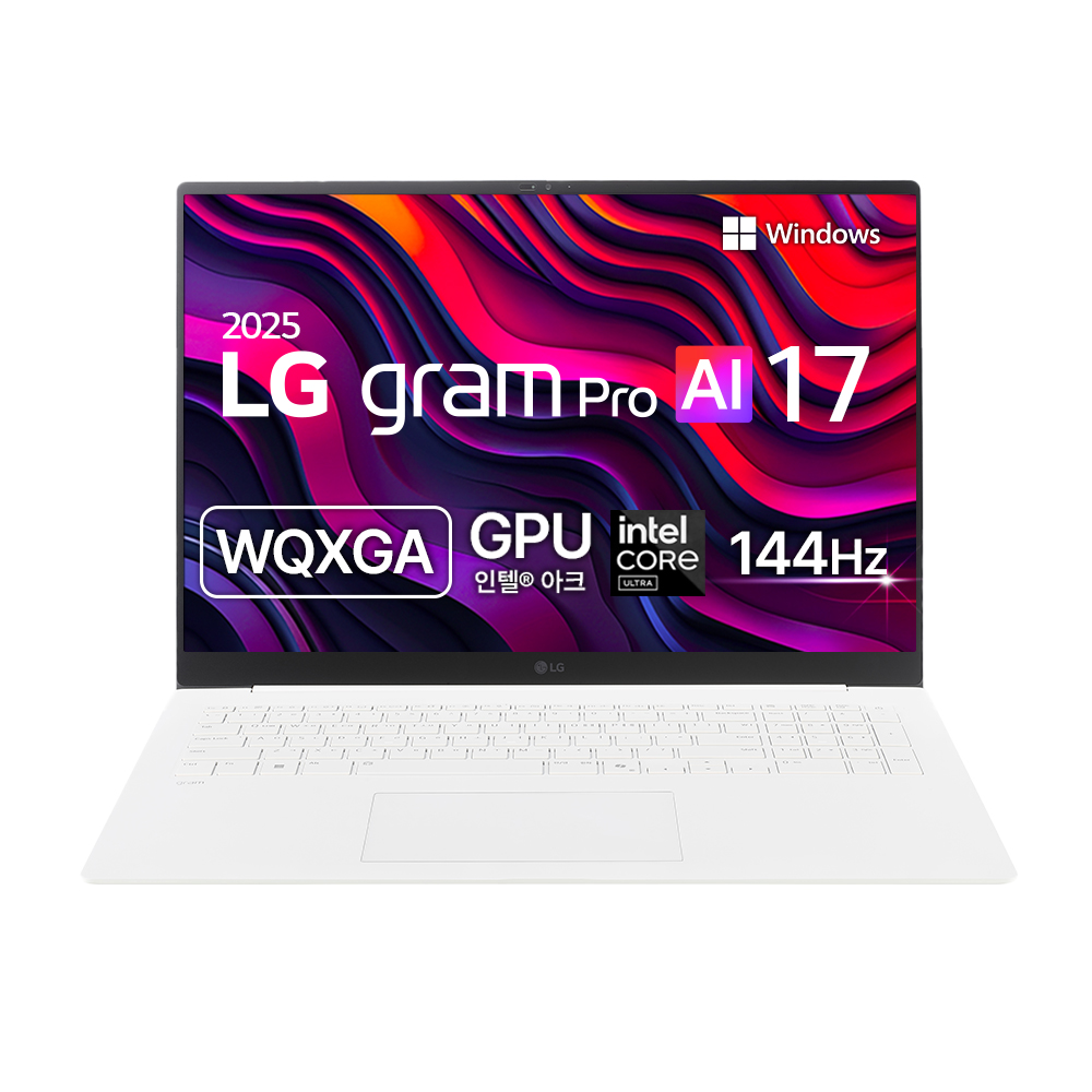 LG전자 2025 그램 Pro AI 17 WQXGA 코어Ultra5 애로우레이크 1,949,000원