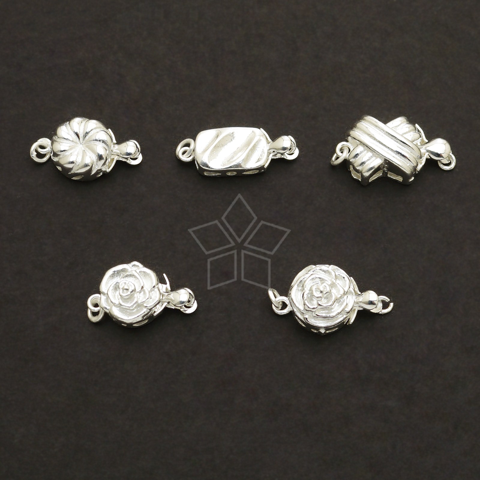 [엔비즈] 실버925 연결고리장식 진주목걸이 진주팔찌 뒷장식 은92.5%/디자인선택 실버 악세사리 재료 18,500원