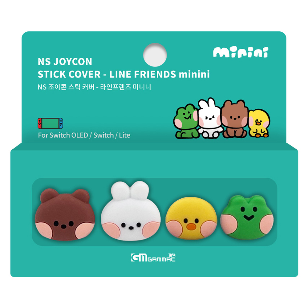 겜맥 닌텐도스위치 조이콘 스틱 커버 라인프렌즈 미니니 15,230원