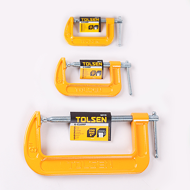 툴쎈 만력기 3인치 4인치 6인치 8인치 C형클램프 클램프 고강도 목공용만력기 바이스 고정 목공 5,100원