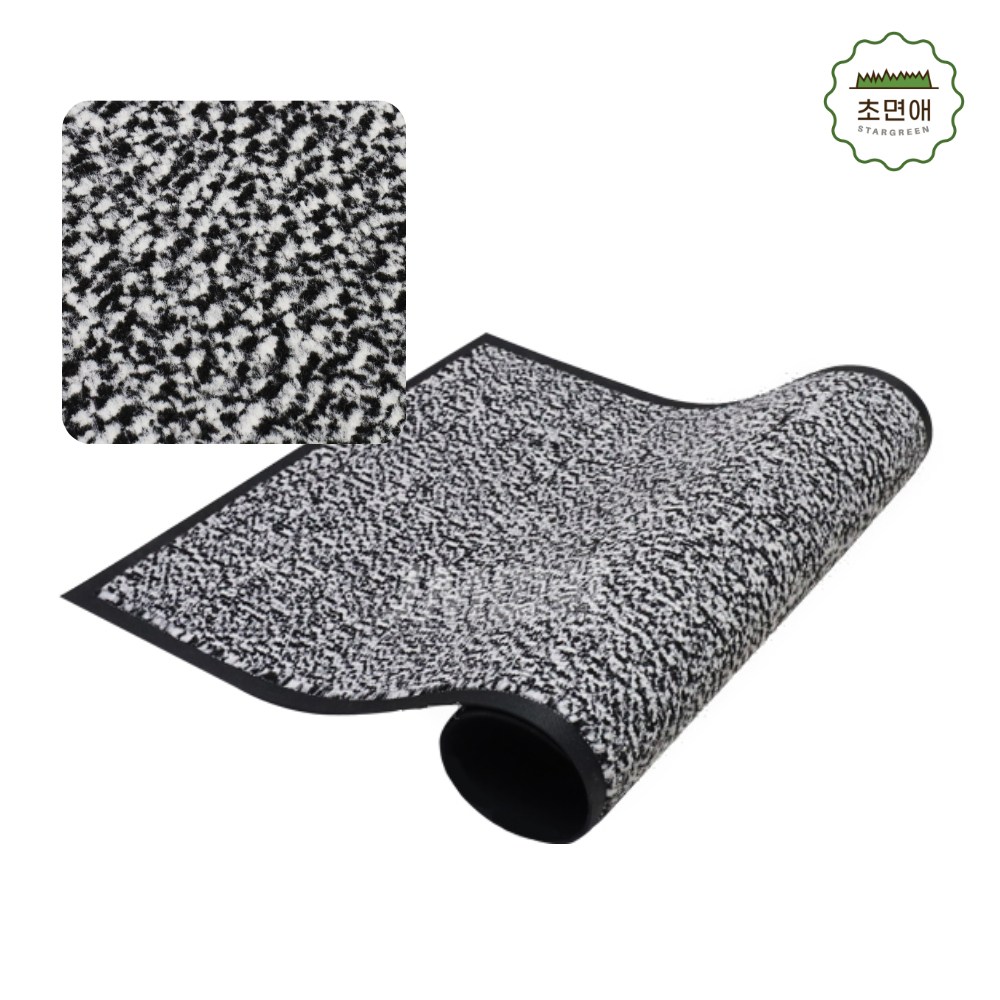 초면애 현관매트 먼지털이 수분제거 도트규격, 도트 그레이(90), 1개 40,000원