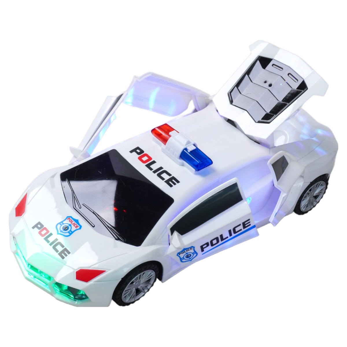 LED 움직이는 미러볼 경찰차 변신자동차 장난감 미니카 선물 14,500원