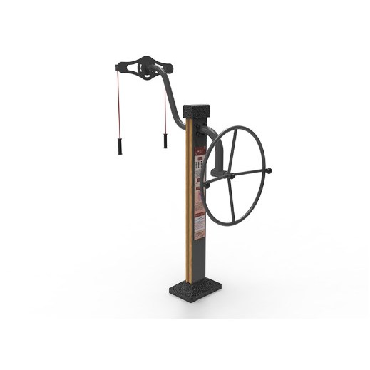 월드스포츠산업 공원 야외운동기구 머신 양팔줄당기기 큰활차 혼합형 WDJ-7039 3,038,490원