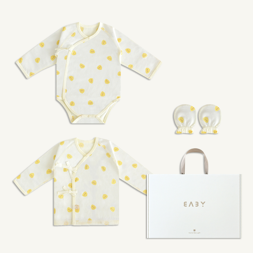 베이비앤아이 여름 배냇슈트 + 저고리 + 손싸개 출산선물 세트 35,600원