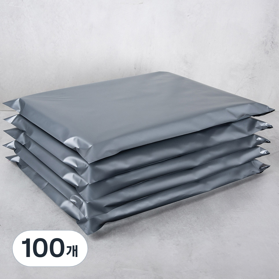 혜림봉투 HDPE 택배봉투 은색, 100개 15,180원