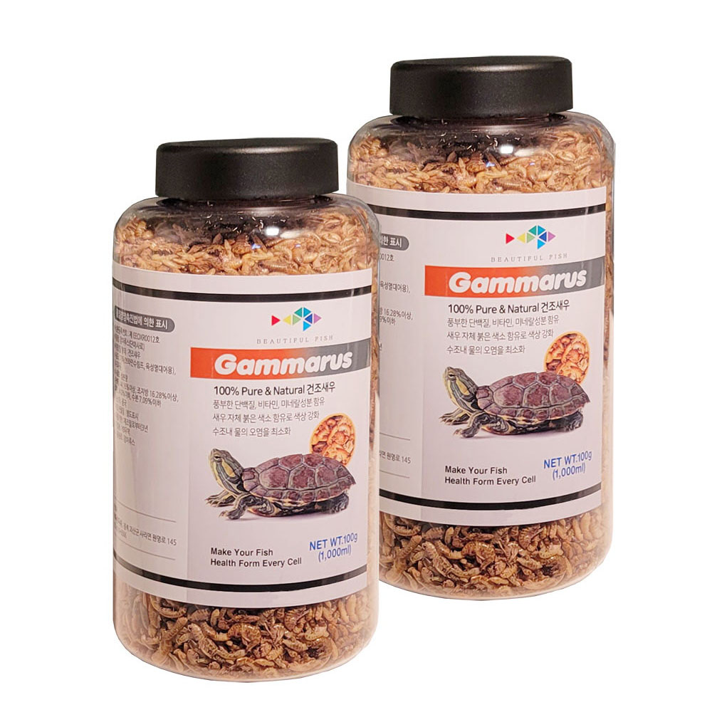 레인보우 감마루스 거북이 사료 17,300원