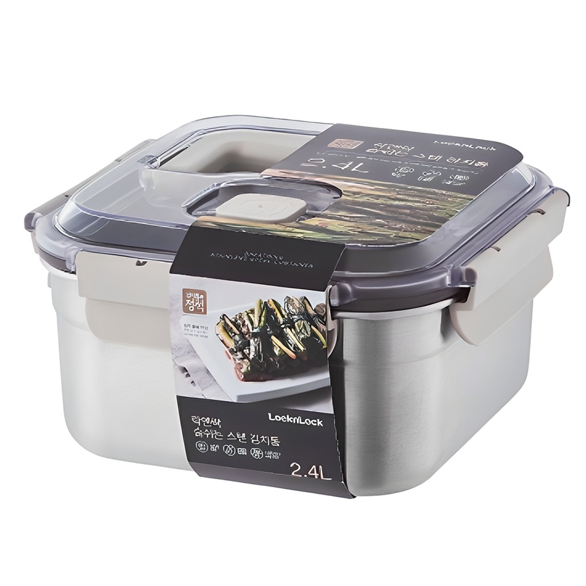 락앤락 숨쉬는 스텐 김치통 정사각 20,400원