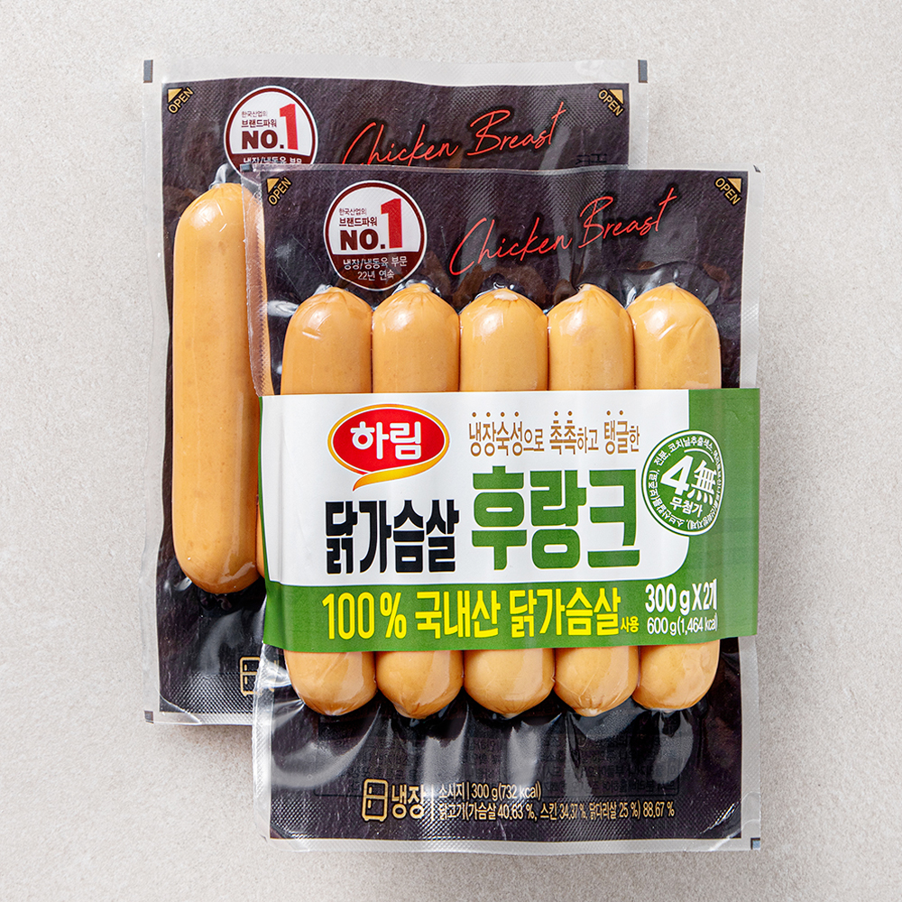 [로켓프레시] 하림 닭가슴살 후랑크 9,790원