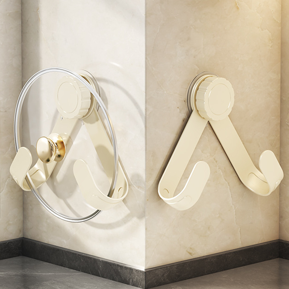 Jeernare 1+1 냄비뚜껑거치대 벽부착 도마 냄비뚜껑걸이 주방다기능수납  하중 좋은+너비조절+접착식 9,900원