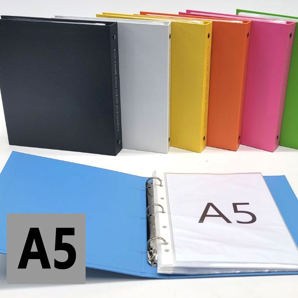 A5사이즈 에코바인더 링 클리어화일 20매 40매 60매 80매 4,800원