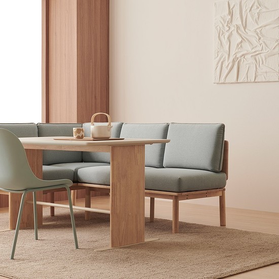 한샘 포레 컴포트 4인 라운지세트 (벤치1, 코너벤치1, PP의자2 포함) 1,147,190원