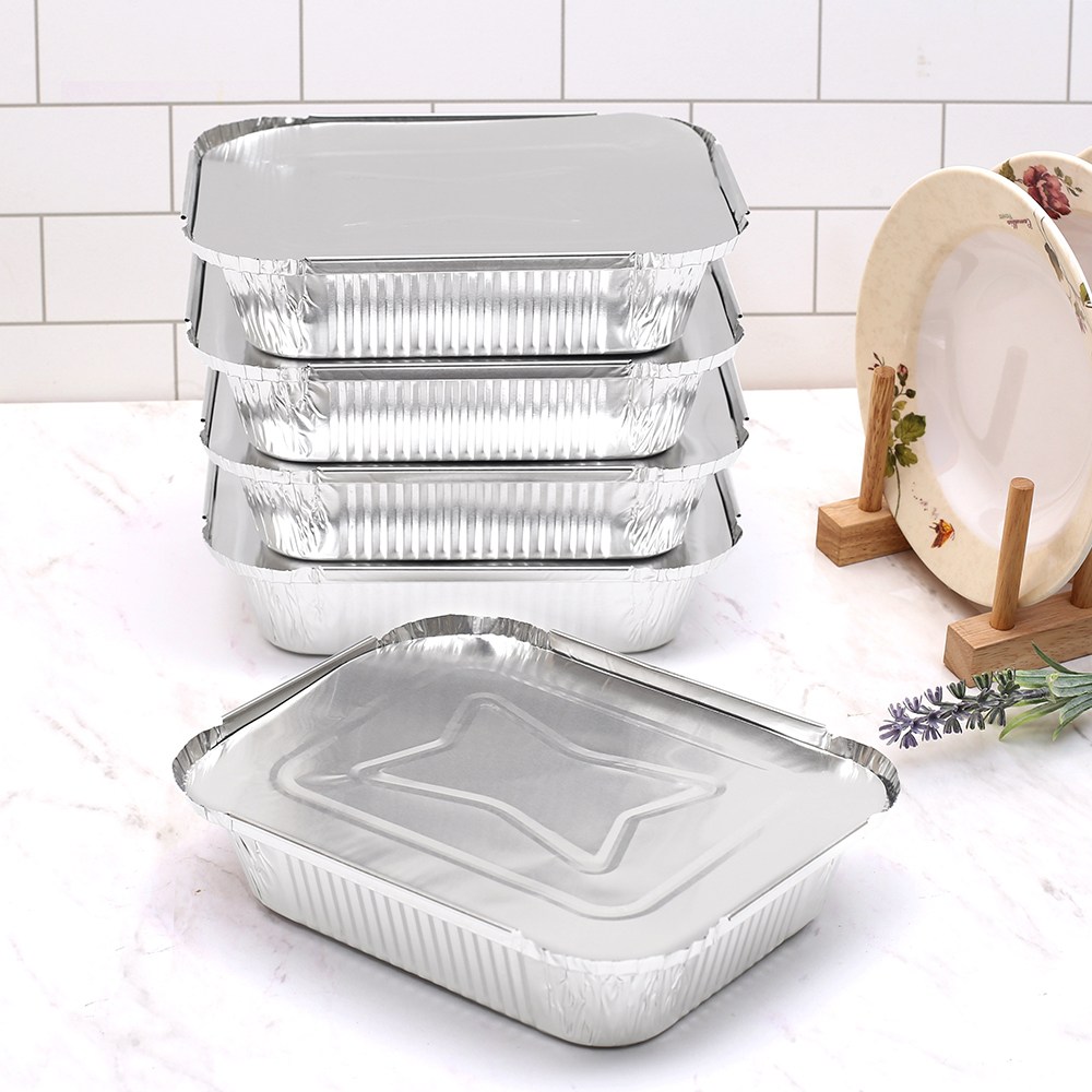 롯데 일회용 도시락용기 은박도시락 17.3x14.2cm 5P+그릿커머스Shop 6,750원