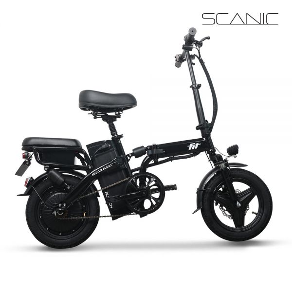 AU테크 스카닉 핏 FIT 48V 접이식 14인치 출퇴근용 미니벨로 PAS 스로틀 전동 전기자전거 761,700원