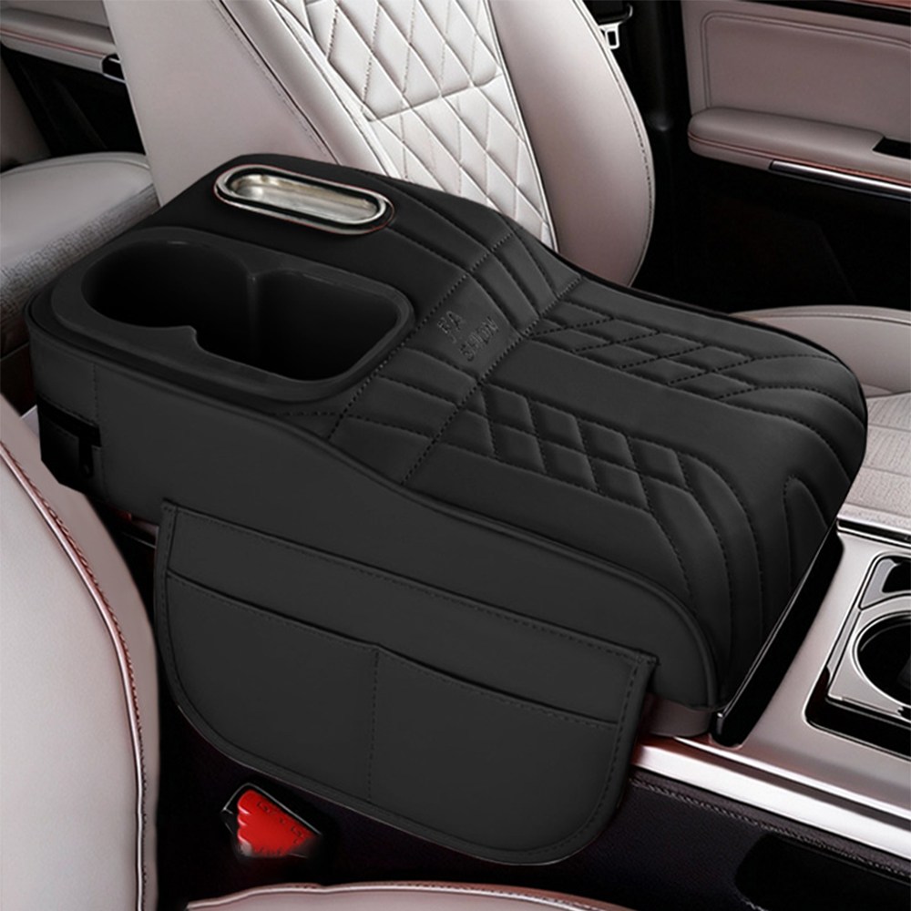 VIX Group 차량용 팔걸이쿠션 팔꿈치 받침대 수납함 상단형 컵홀더 티슈 보관함 수납포켓 콘솔쿠션 13,380원