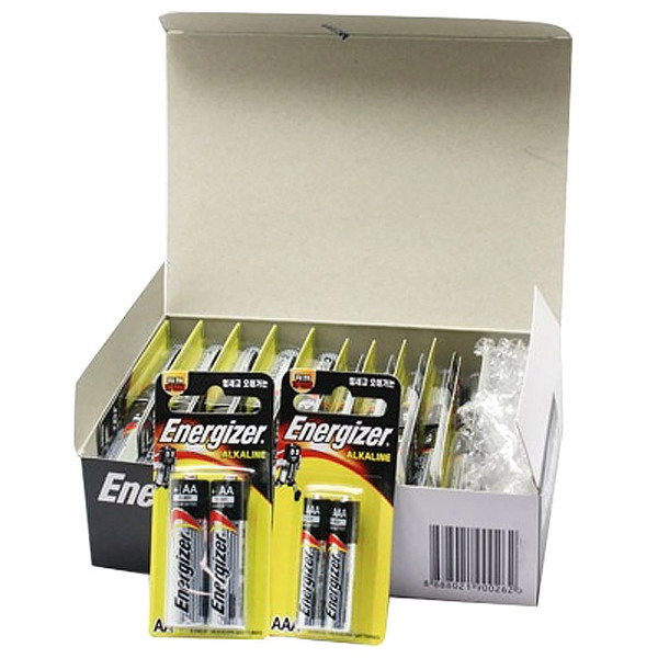 에너자이저 알카라인 건전지 AA 20개 + AAA 20개 세트, 40개입, 1세트 27,500원