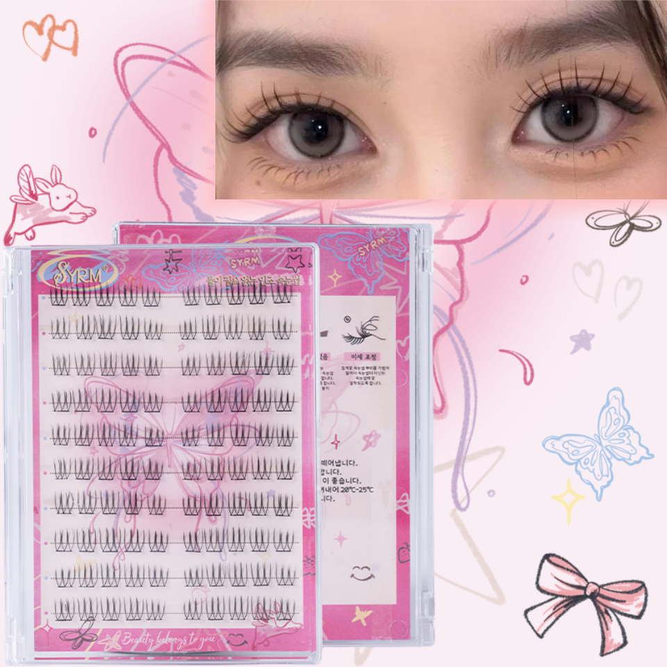 SYRM 3초 풀 필요없는 3D인조 속눈썹 100가닥 노글루 인조 속눈썹 초보 추천 9,990원