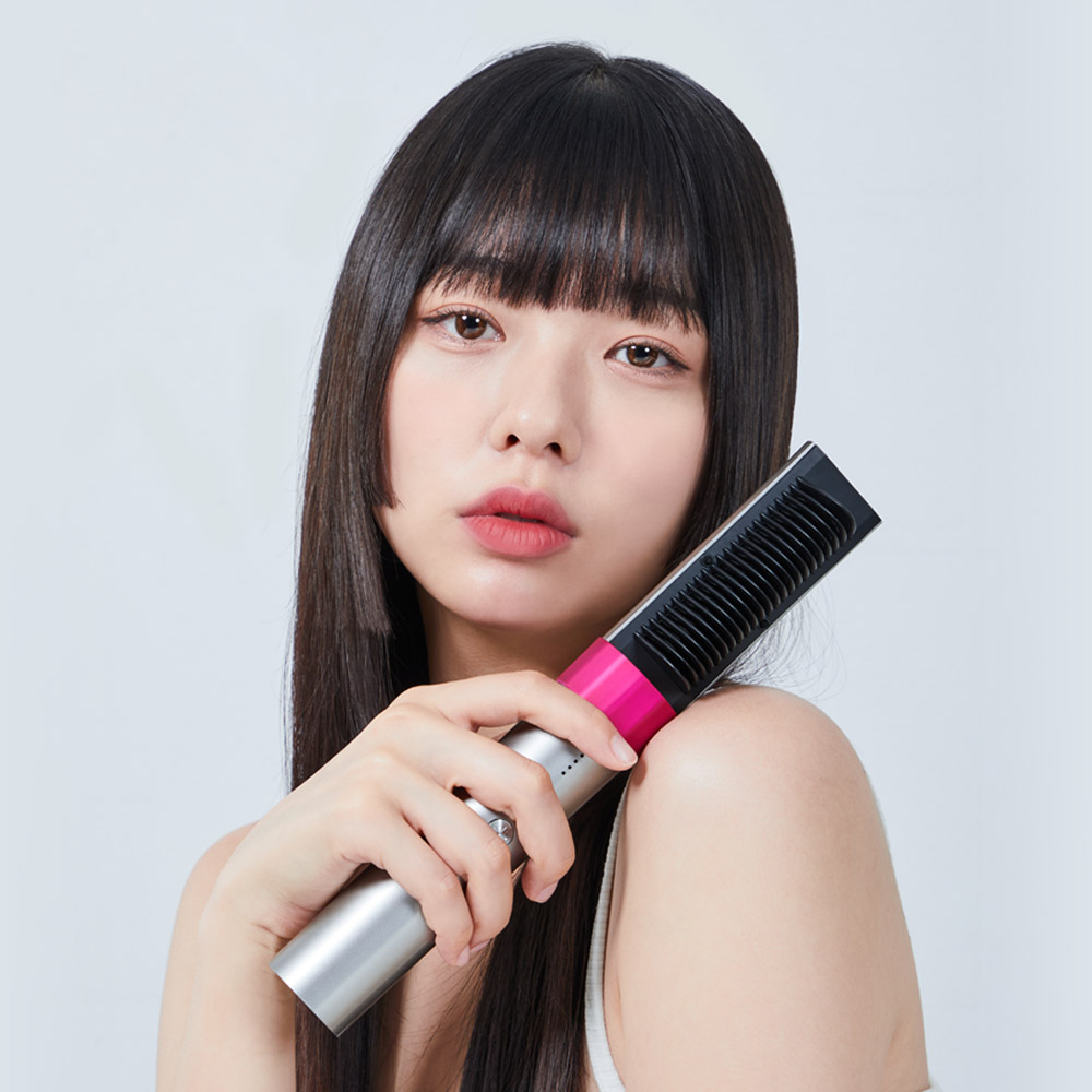 임상시험완료 레츠퀸 프리미엄 스마트 무선 고데기 CZ100 음이온케어 메탈릭 실버, 색상:실버그레이 59,000원