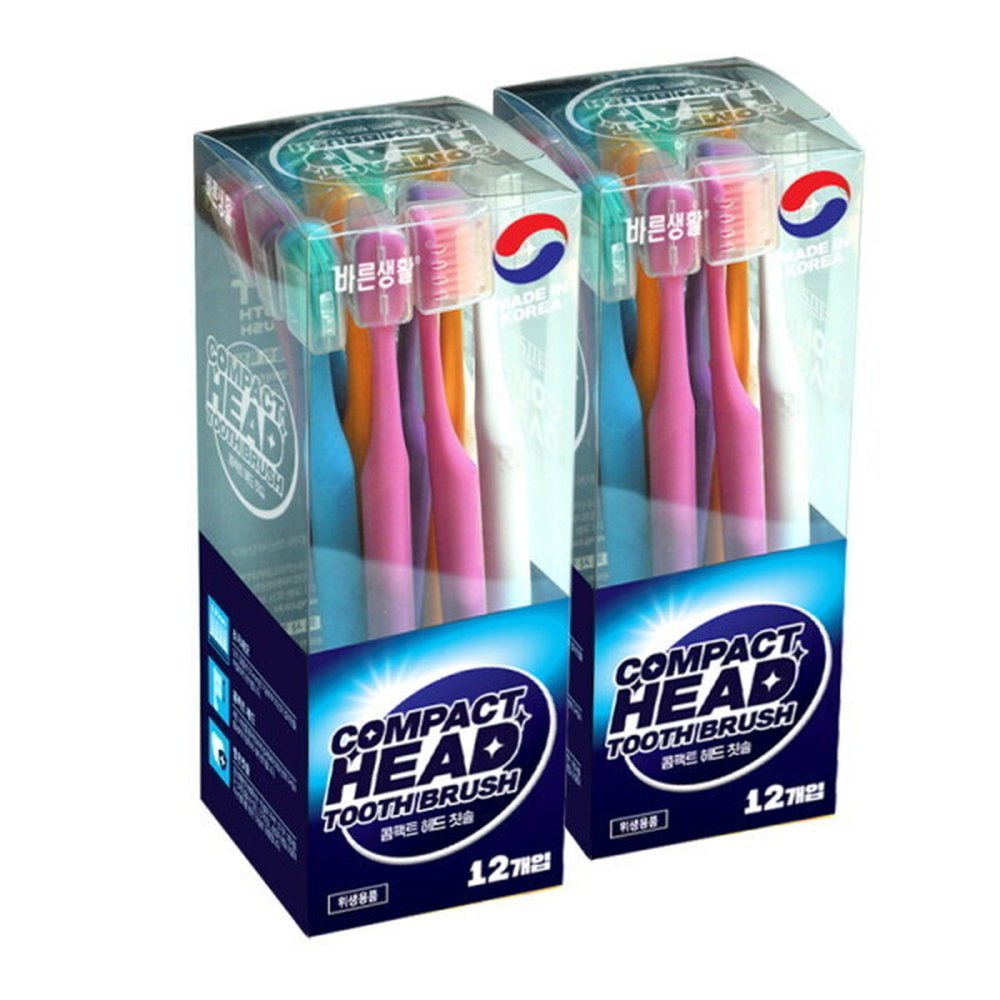 바른생활 얇은헤드 칫솔 초극세모 12입+12입 18,070원