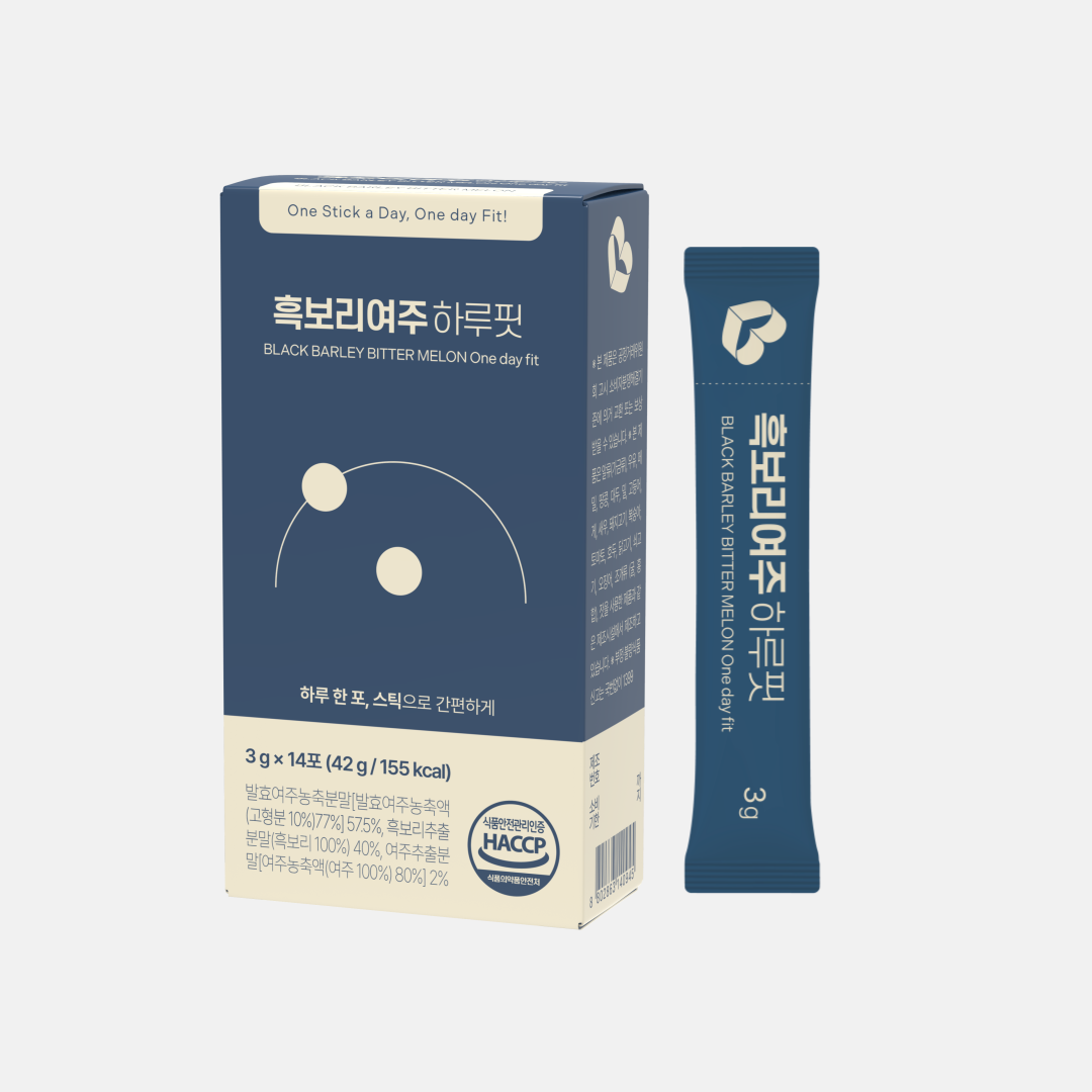 엘비 흑보리 여주 하루핏 14포 1박스, 42g, 1박스 29,000원