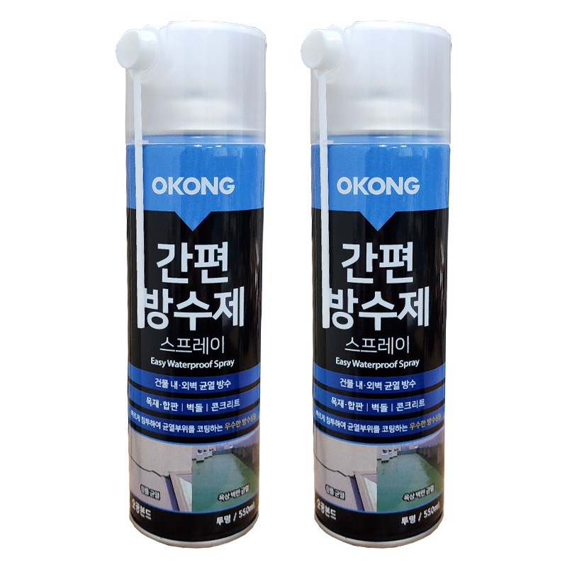오공 스프레이 간편 방수제 투명 550ml 11,000원