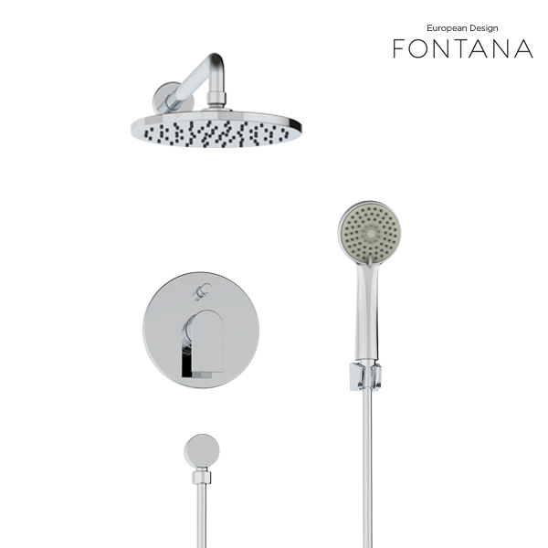 폰타나 칼리스토 벽매립형 욕실 해바라기 레인 욕조 샤워기 수전 TF-B5700A-CR 크롬 367,000원