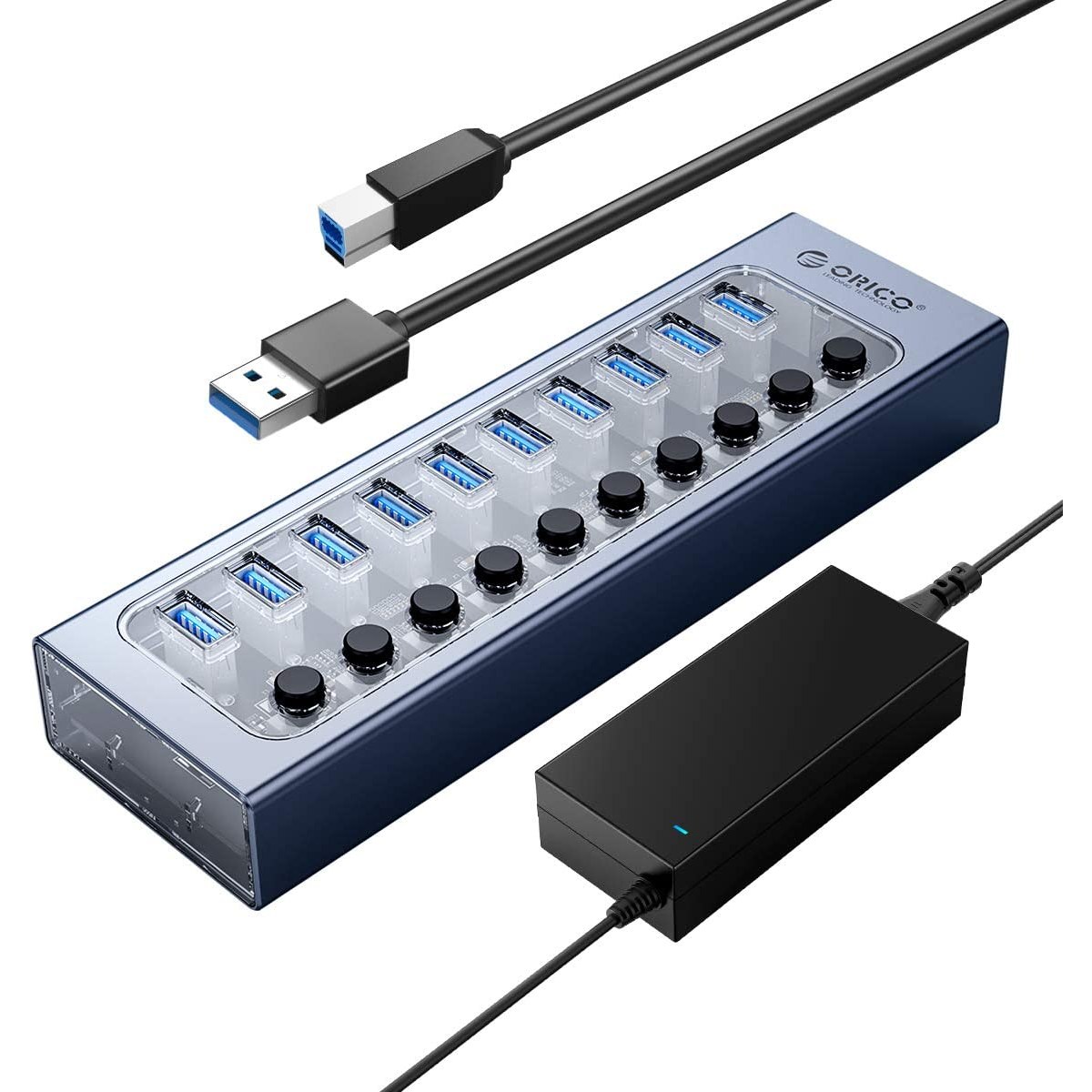 오리코 7포트/10포트/13포트/16포트 유전원 USB허브 AT2U3 45,800원