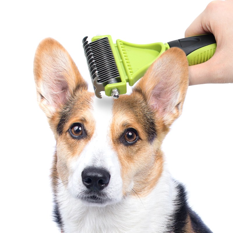 모가펫 반려동물 엉킨털제거 브러쉬 MOP-010, 1개, 그린 S (8.5 cm) 10,000원