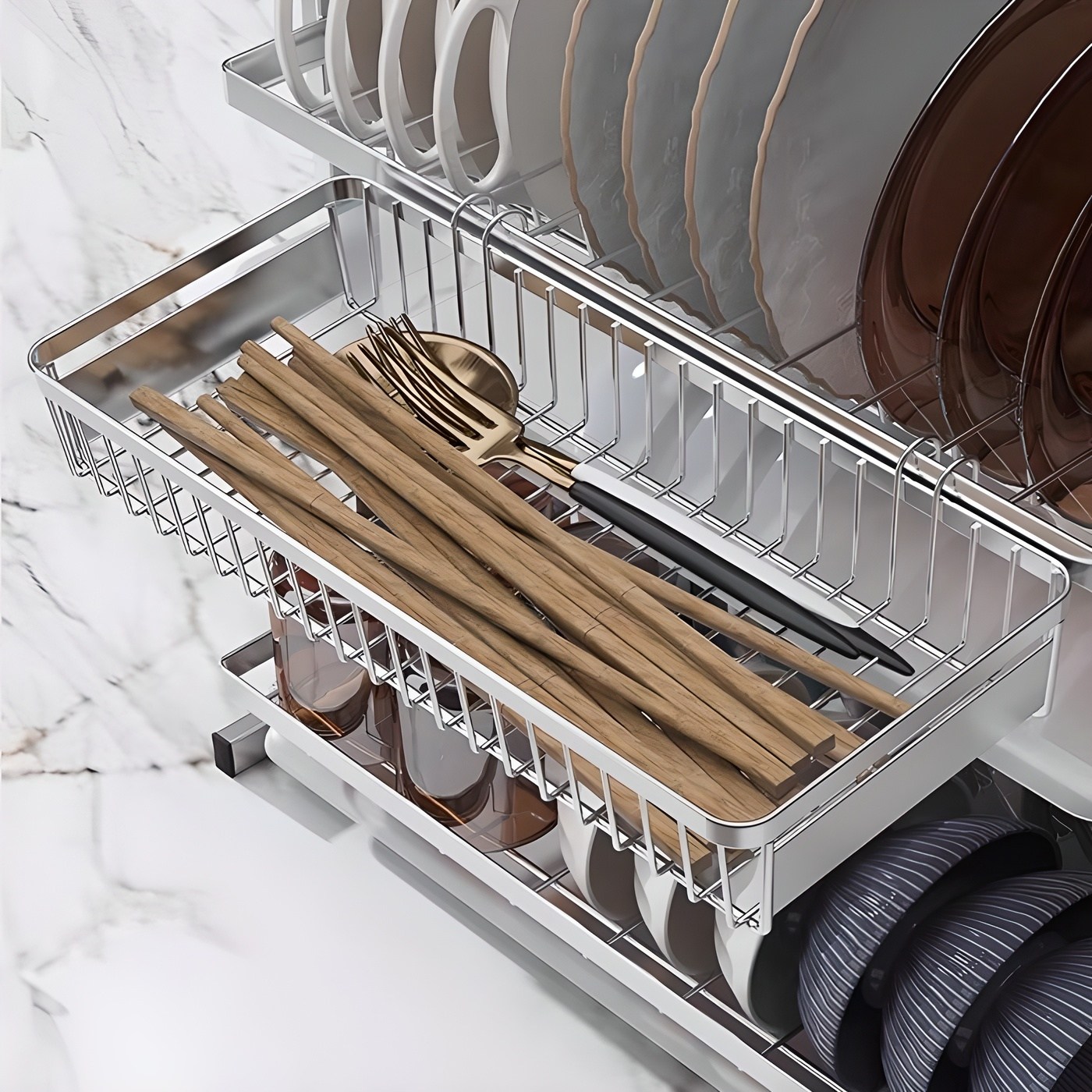 리빙공감 사각 올스텐304 물빠짐 조리도구 수저통 11,400원