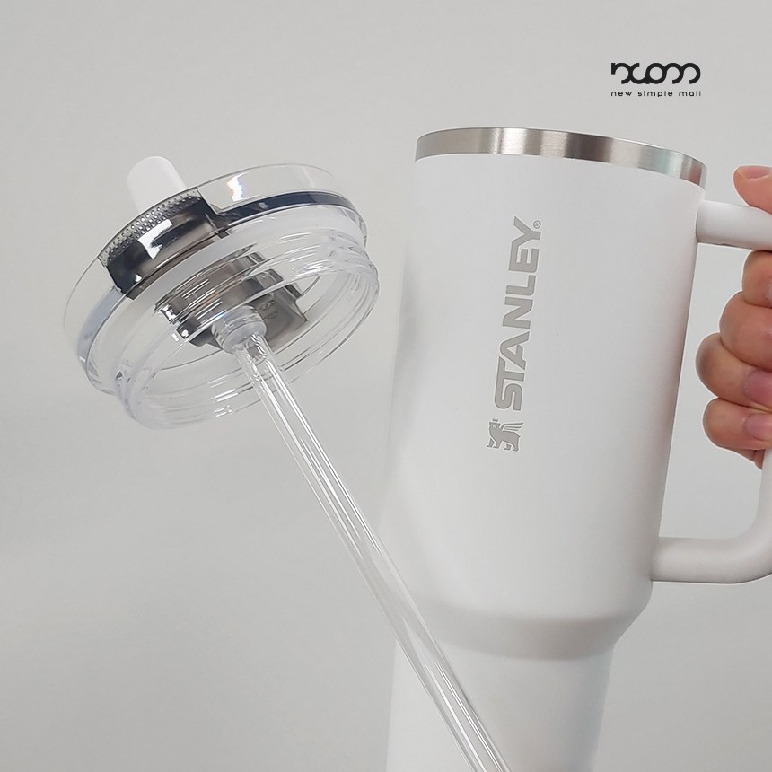 스탠리텀블러 퀜처 프로투어 호환 유리빨대, 투명, 1세트, 1.18L 8,500원