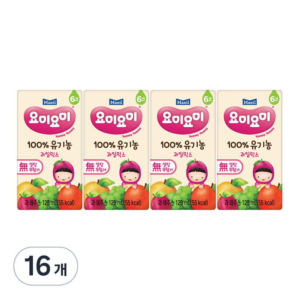 요미요미 매일유업 유기농 주스 과일믹스 14,860원