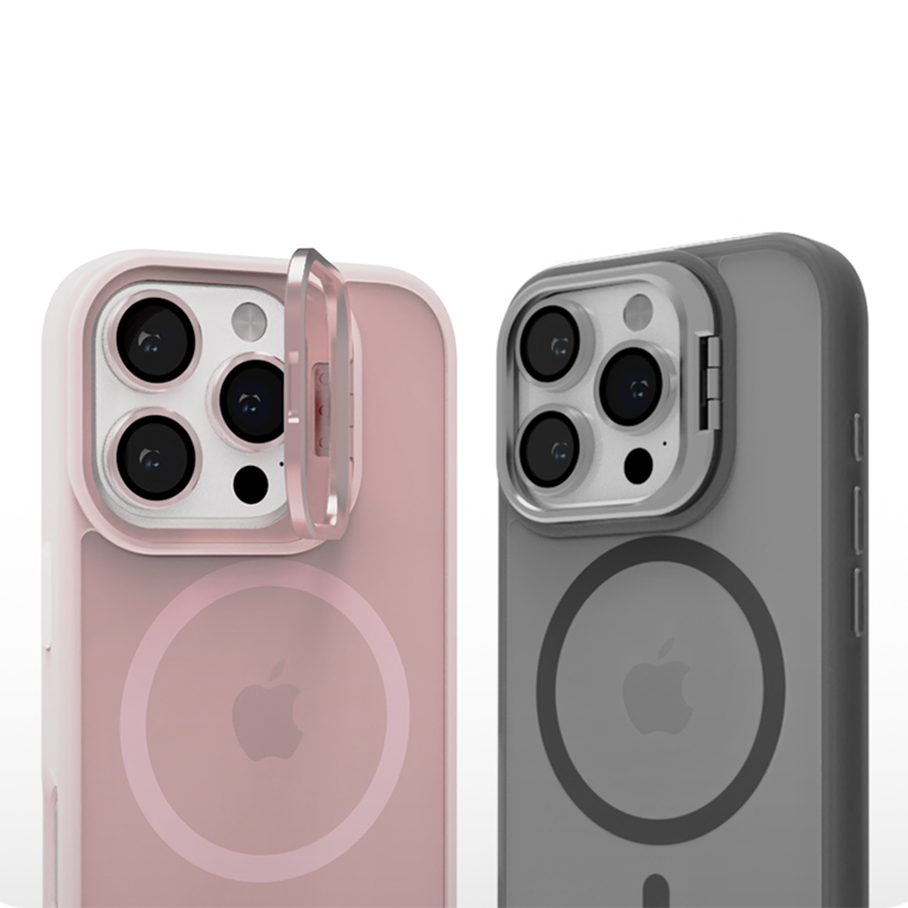 아이폰 16 프로 맥스 플러스 전용 AMOHA 메탈 프레임 거치대 맥세이프 범퍼 케이스 + 렌즈 보호 메탈링 15,900원