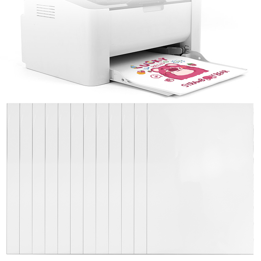 12매 잉크젯 프린터 전용 스티커 인화지 투명 방수 라벨지 A4 투명 방수 자체 접착 라벨 인쇄용 비닐 스티커 용지 11,400원