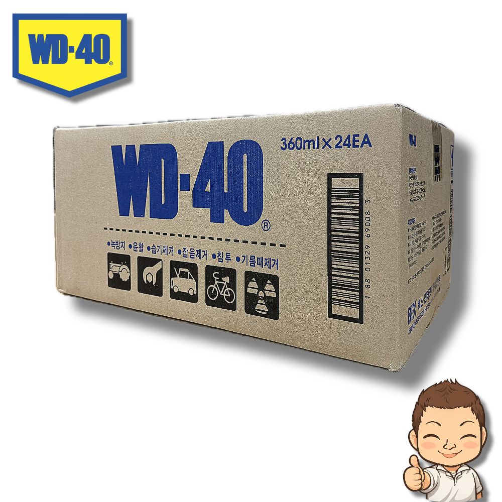 WD-40 360ML 대용량 방청유 윤활제 방청제 녹방지 벡스 WD40 남양테크 136,770원