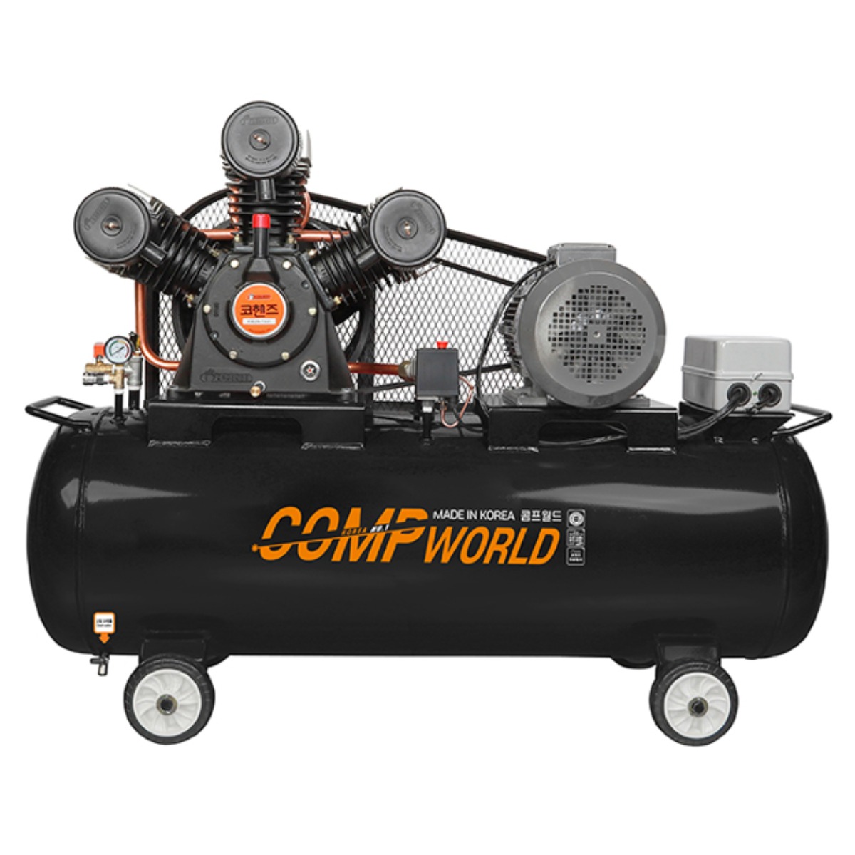 콤프월드 산업용 콤프레샤 10마력 230리터 국산콤프레셔, 1개 2,507,500원