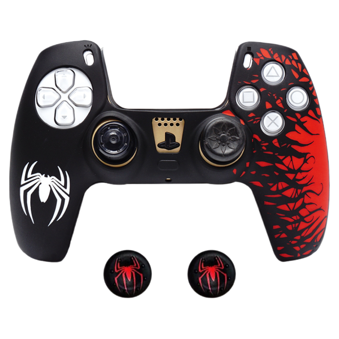 캐시리치 PS5 듀얼센스 스파이더 디자인 커버 케이스, 타입4, 1개, 단일상품 8,840원