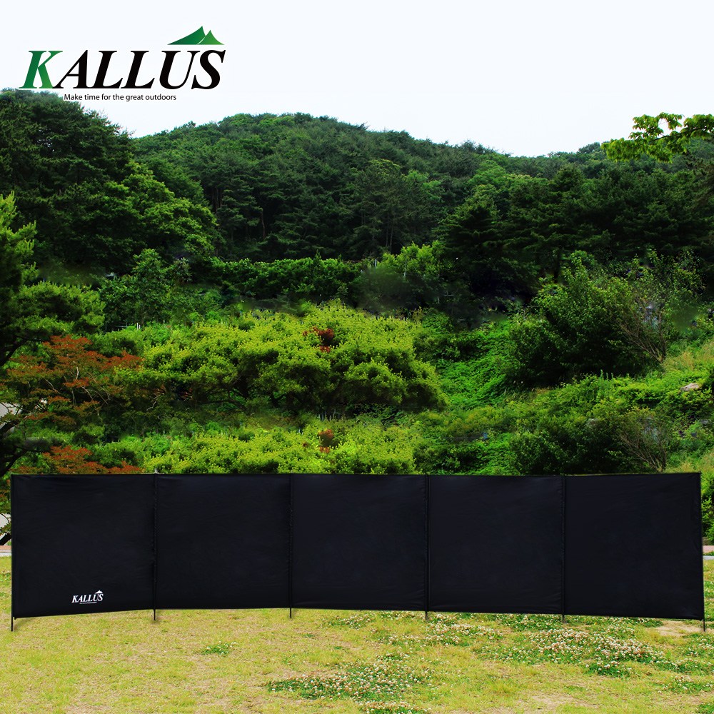 칼루스 캠핑 윈드스크린 대형 4면, 5면 혼합색상, 5면 블랙 64,800원