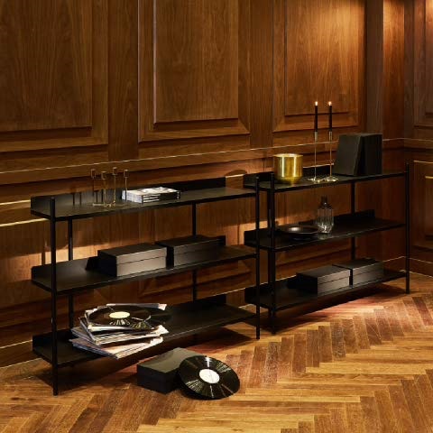 [두닷] 피랙 누보 선반장 3단_블랙오크, 단품 158,000원