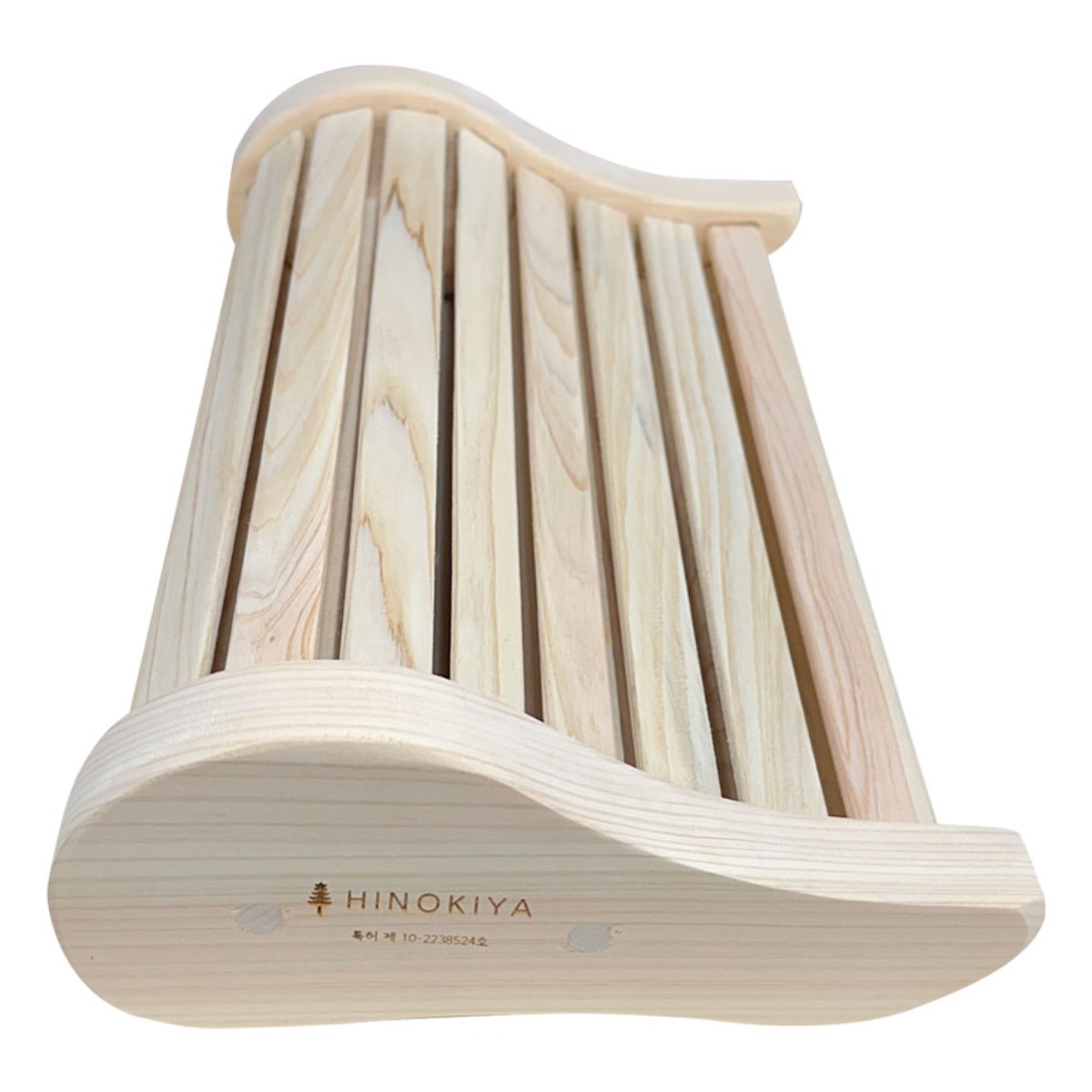 히노끼야 편백나무 바른자세 경추베개 A타입 목베개 목편한 경침 목침 일자목 거북목 + 손지압기, 1개 49,000원