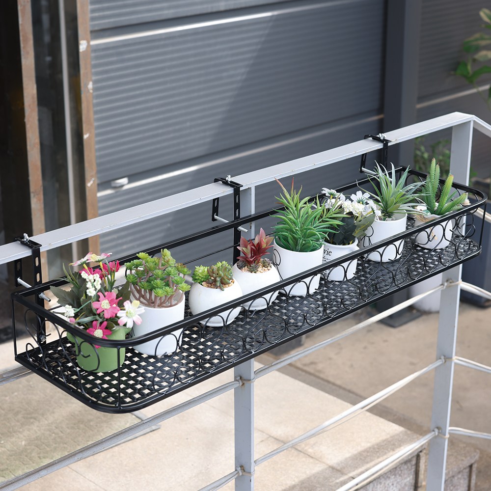 21세기트랜드 라운드 베란다 화분걸이 걸쇠프리사이즈 3.5~7.5cm, 블랙 24,700원