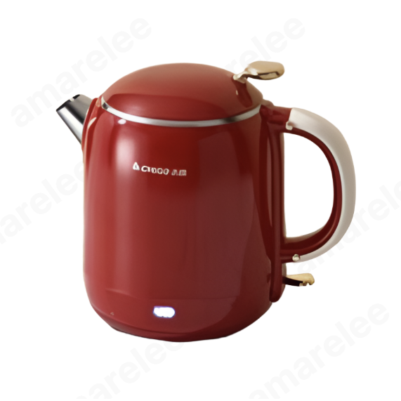 amarelee 무선 전기포트 대용량 1리터 스텐 소재 보온 기능 가정용 드립 커피 핸드드립 주전자 레트로 스타일 온도 조절 가능 차주전자 42,000원