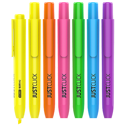 모리스 저스트클릭 M2 형광펜, 옐로우 1,000원