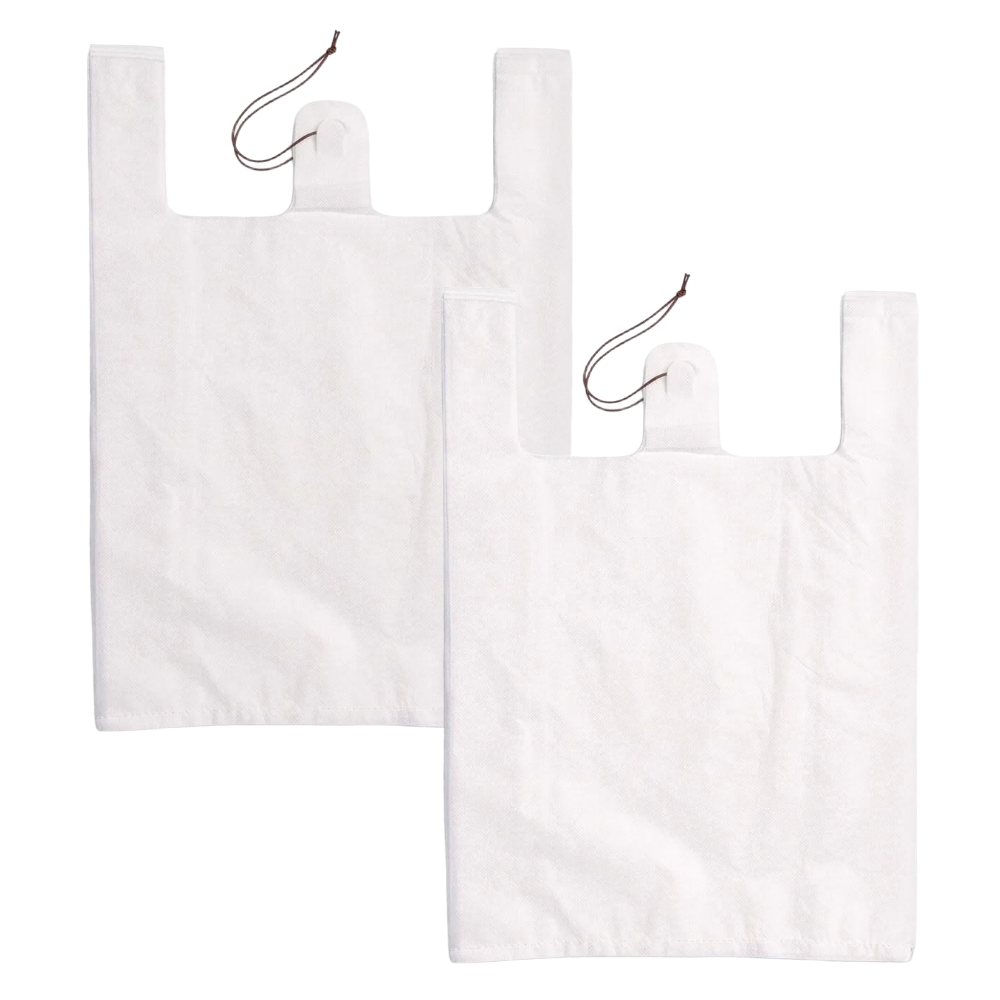 봉다리하우스 다용도 손잡이 배달 마트봉투 유백, 3L, 500개 12,500원