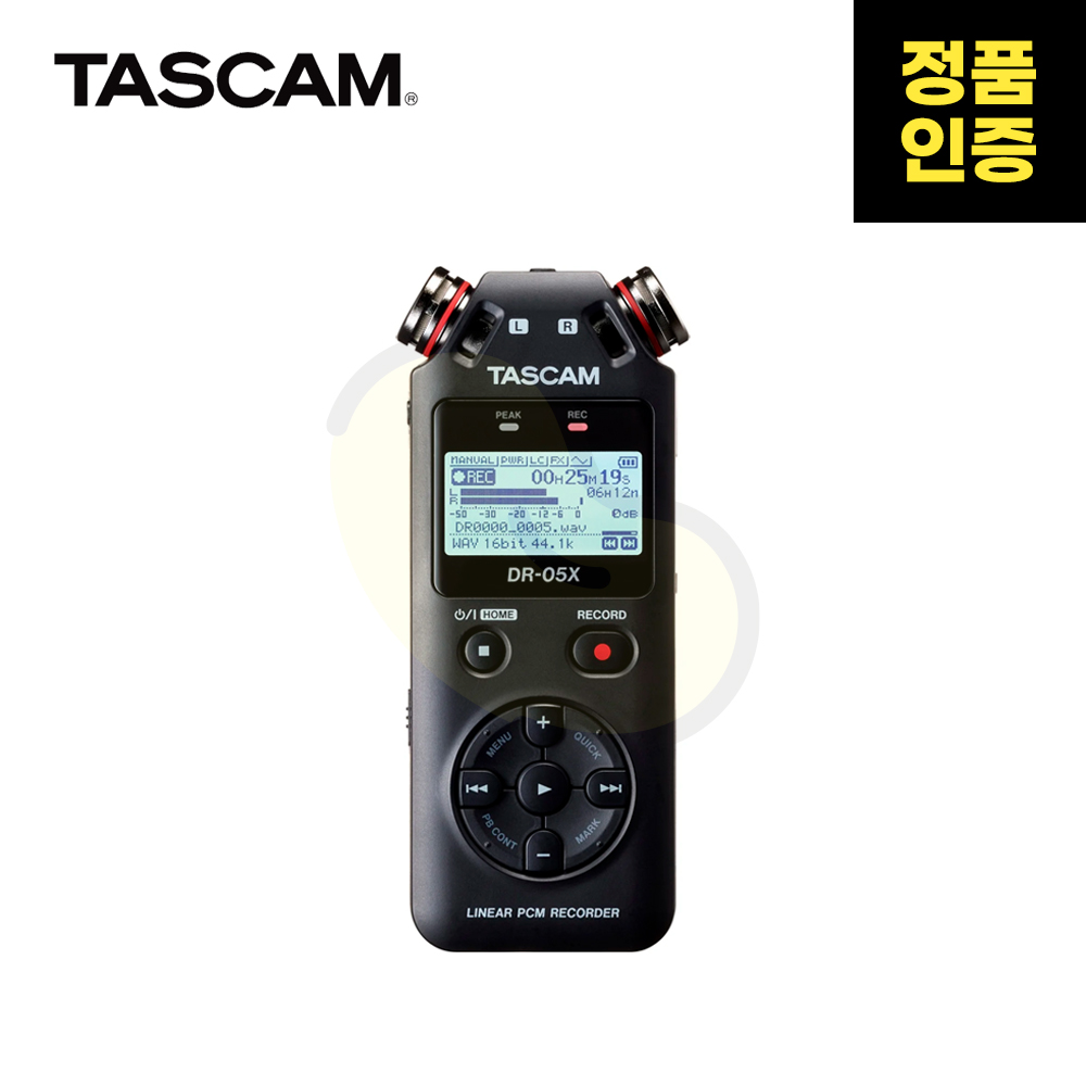 TASCAM(타스캠) DR-05X 포터블 디지털 오디오 레코더 183,000원