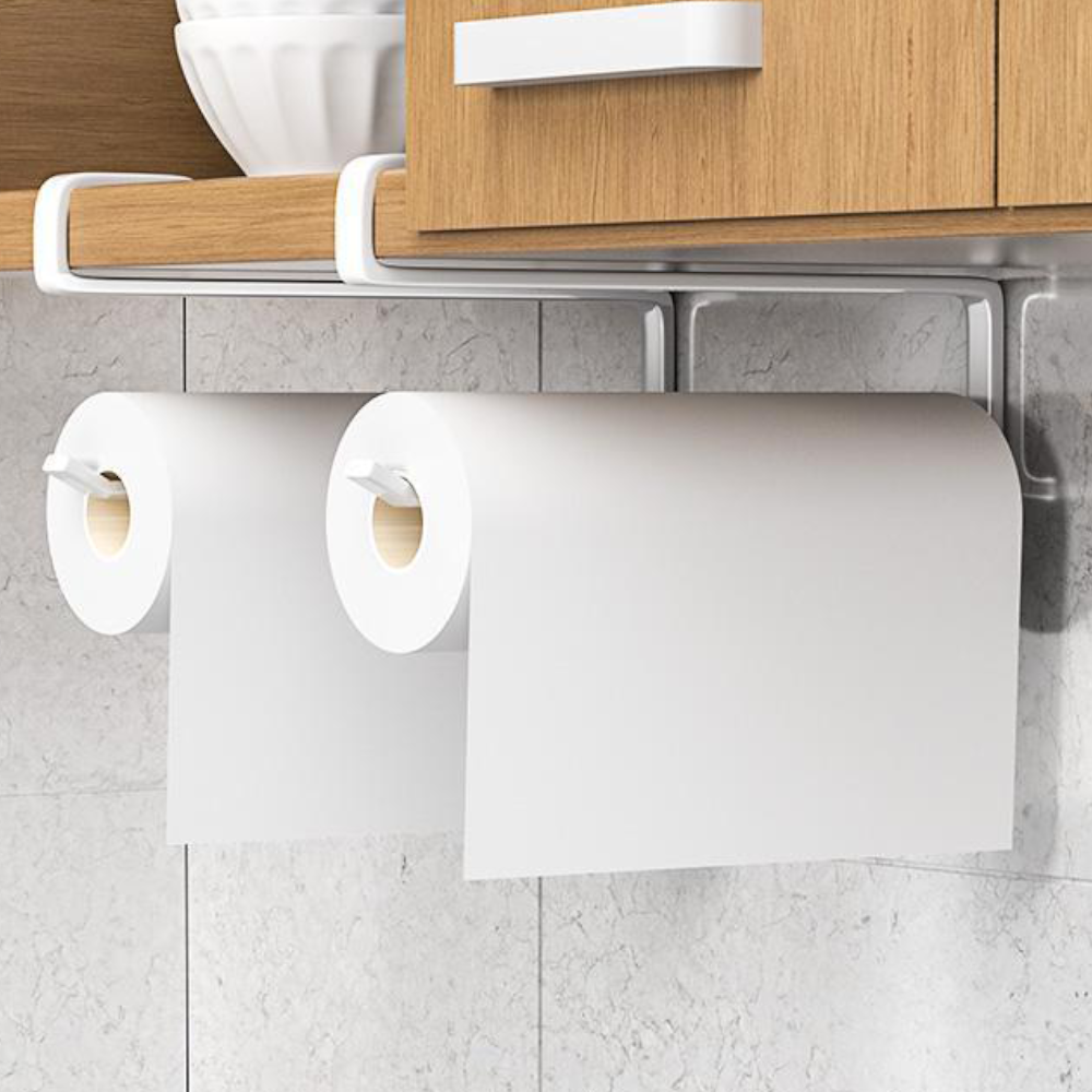 비로르 무타공 주방 선반 키친타올 걸이, 2개, 화이트 2,750원